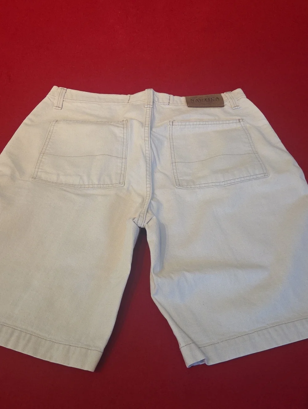 Lot of 2 Mens waist sizen36 Nautica Men’s Dual Denim & Cream Jean Shorts